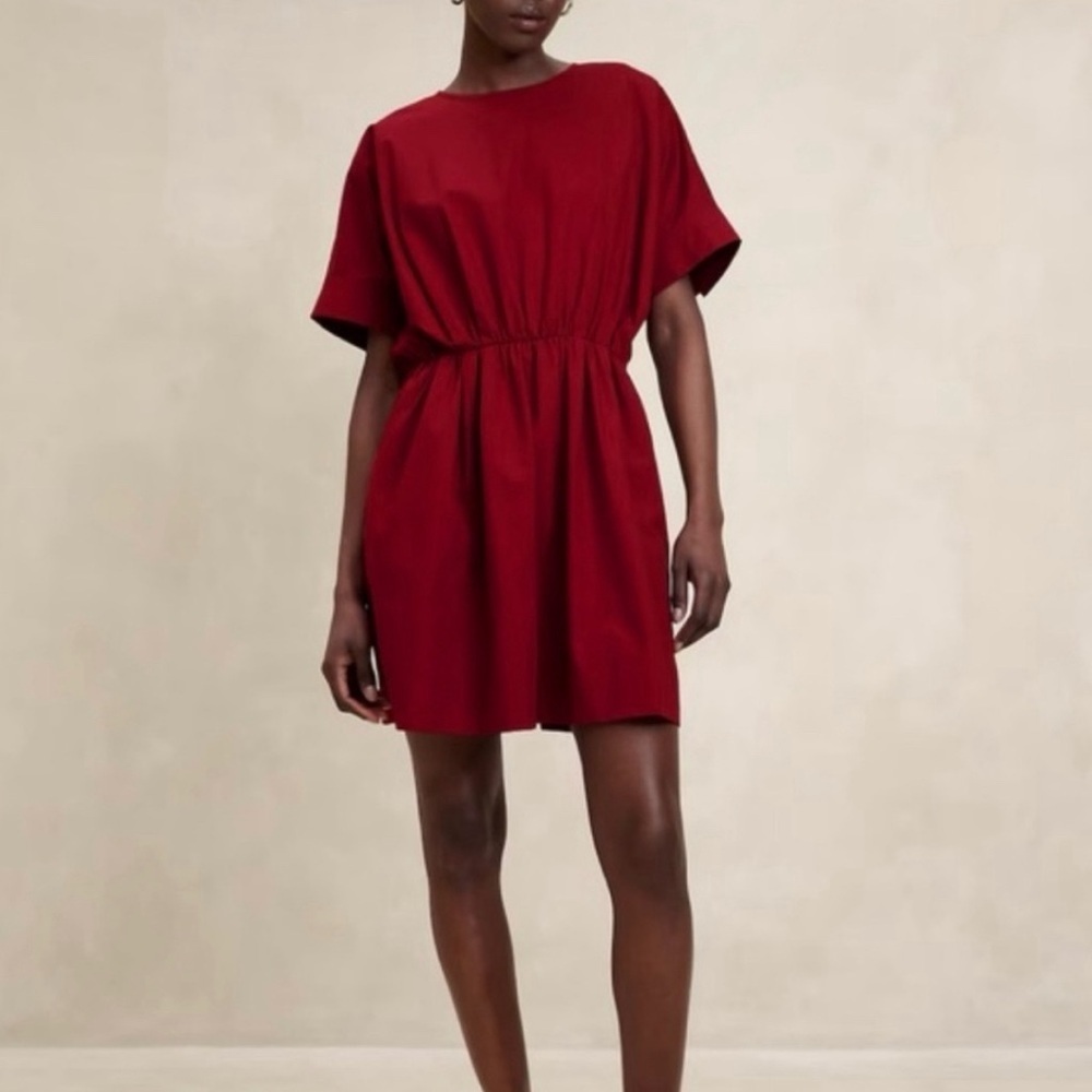 Banana Republic Poplin Mini Dress size S